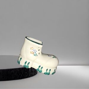 Vintage Perenius  Brand Pottery Shoes Planter Figurine